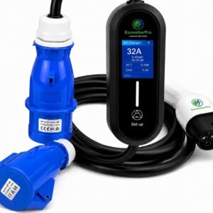 Cargador Portatil Auto Electrico Ecovolterpro 7kw Regulable