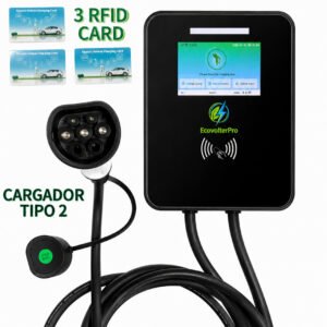 Cargador Wallbox EcovolterPro 7.4kw - Hogar - Salida de 32A - Rfid
