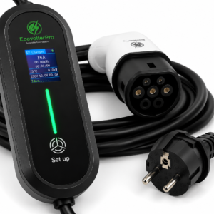 Cargador Portátil Auto Eléctrico Ecovolterpro 16A 3.5kw Tipo 2